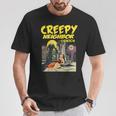 FUNNY Creepy Neighbor Comics Parody Horror Comic Book T-Shirt Unique Gifts FUNNY Creepy Neighbor Comics Parody Horror Comic Book T-Shirt Unique Gifts