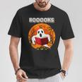 Ghost Reading Books Teacher Halloween Men Women T-Shirt Unique Gifts