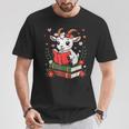 Goat Reading Book Graphic With Floral T-Shirt Unique Gifts Goat Reading Book Graphic With Floral T-Shirt Unique Gifts