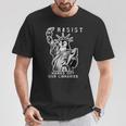 Hands Off Our Libraries Books Reading Penguin Resist Protest T-Shirt Unique Gifts
