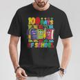 Happy 100 Day Of School Teacher Book 100 Days Of School T-Shirt Unique Gifts