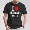 I Heart Love Fictional Men Book Movies Literature Reading T-Shirt Unique Gifts I Heart Love Fictional Men Book Movies Literature Reading T-Shirt Unique Gifts