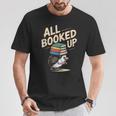 Hedgehog Book Lovers All Booked UP Retro T-Shirt Unique Gifts Hedgehog Book Lovers All Booked UP Retro T-Shirt Unique Gifts