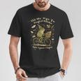 On My Way To Hoard Books And Cause Chaos Tom Foolery Frog T-Shirt Unique Gifts