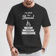 I'm With The Banned Read Banned Books Bookworm T-Shirt Unique Gifts