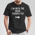I’m With The Book Character Halloween Couple Costume T-Shirt Unique Gifts I’m With The Book Character Halloween Couple Costume T-Shirt Unique Gifts