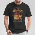I'm a Book Dragon Not a Worm Dragon Reading a Books T-Shirt Unique Gifts