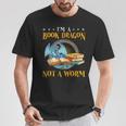 I'm a Book Dragon Not a Worm Reading Readers Clothing T-Shirt Unique Gifts I'm a Book Dragon Not a Worm Reading Readers Clothing T-Shirt Unique Gifts