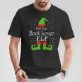 I'm The Book Lover Elf Christmas Books Reading Lover T-Shirt Unique Gifts