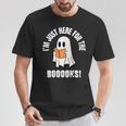 I'm Just Here For The Books Read More Boooks Halloween T-Shirt Unique Gifts