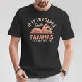 If It Involves Books And Pajamas Count Me In Book Reading T-Shirt Unique Gifts