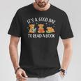 It's A Good Day To Read A Book Highland Cow Bookworm T-Shirt Unique Gifts