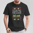 It's The Most Wonderful Time For A Book Xmas Bookworm Lover T-Shirt Unique Gifts