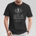 Jane Austen Quote Book Club Romantic Novel One Man's Style T-Shirt Unique Gifts