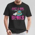 Just a Girl Who Loves Books Book Lover Reader Bookworm T-Shirt Unique Gifts Just a Girl Who Loves Books Book Lover Reader Bookworm T-Shirt Unique Gifts