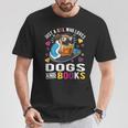 Just A Girl Who Loves Dogs And Books T-Shirt Unique Gifts