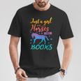 Just a Girl Who Loves Horses And Books Book Lover T-Shirt Unique Gifts Just a Girl Who Loves Horses And Books Book Lover T-Shirt Unique Gifts