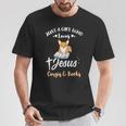 Just A Girl Who Loves Jesus And Corgis And Books T-Shirt Unique Gifts Just A Girl Who Loves Jesus And Corgis And Books T-Shirt Unique Gifts