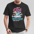 Just A Girl Who Loves Unicorns And Books Animal Reading T-Shirt Unique Gifts Just A Girl Who Loves Unicorns And Books Animal Reading T-Shirt Unique Gifts