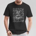 Just One More Chapter Book Lover Quote T-Shirt Unique Gifts Just One More Chapter Book Lover Quote T-Shirt Unique Gifts