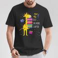 Just One More Chapter Cute Giraffe Book Reading Nerd T-Shirt Unique Gifts Just One More Chapter Cute Giraffe Book Reading Nerd T-Shirt Unique Gifts