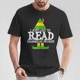 I Just Like To Read READING ELF Book Lover Christmas Holiday T-Shirt Unique Gifts I Just Like To Read READING ELF Book Lover Christmas Holiday T-Shirt Unique Gifts