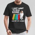 I Just Want To Read Books And Pet My Aussie T-Shirt Unique Gifts
