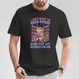 I Just Want To Read Books And Pet My Bearded Dragon Reptile T-Shirt Unique Gifts I Just Want To Read Books And Pet My Bearded Dragon Reptile T-Shirt Unique Gifts
