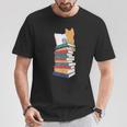 Kawaii Cat Books Tea Coffee T-Shirt Unique Gifts Kawaii Cat Books Tea Coffee T-Shirt Unique Gifts