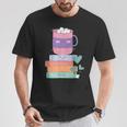 Kawaii Pastel Goth Cute Hot Chocolate Book Lover Anime Art T-Shirt Unique Gifts