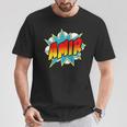 Kids Boys Amir Name Comic Book Superhero T-Shirt Unique Gifts