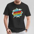 Kids Boys Evan Comic Book Superhero Name T-Shirt Unique Gifts Kids Boys Evan Comic Book Superhero Name T-Shirt Unique Gifts