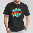 Kids Boys Maddox Name Comic Book Superhero T-Shirt Unique Gifts