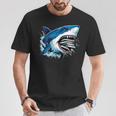 Kids Shark With School Books Back To School Shark Lovers T-Shirt Unique Gifts Kids Shark With School Books Back To School Shark Lovers T-Shirt Unique Gifts