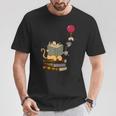 Kittens Cats Tea Books And Balloon T-Shirt Unique Gifts Kittens Cats Tea Books And Balloon T-Shirt Unique Gifts