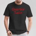 Latin Quarter Paris Tourism 5th Arrondissement Bookstores T-Shirt Unique Gifts