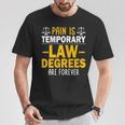 Law School Graduation Decoration Books Law Students T-Shirt Unique Gifts
