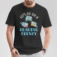 Let's Go On a Reading Frenzy Sharks With Books Teacher T-Shirt Unique Gifts Let's Go On a Reading Frenzy Sharks With Books Teacher T-Shirt Unique Gifts