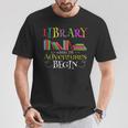 Librarian Adventure Book Reader Library Book T-Shirt Unique Gifts