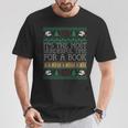 Librarian Books Reading Ugly Christmas Sweaters T-Shirt Unique Gifts