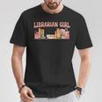 Librarian Girl Book Lover Reading Bookworm Librarian T-Shirt Unique Gifts Librarian Girl Book Lover Reading Bookworm Librarian T-Shirt Unique Gifts