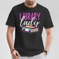 Librarian Library Reading Bookworm Books T-Shirt Unique Gifts