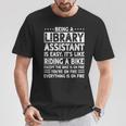 Library Assistant Librarian Associate Keeper Book Lover T-Shirt Unique Gifts Library Assistant Librarian Associate Keeper Book Lover T-Shirt Unique Gifts