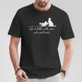 Life Is Better With Books Cats And Wine- Shirt And Outfits T-Shirt Unique Gifts