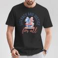 Literacy And Justice For All Book Coquette Bookworm 4th July T-Shirt Unique Gifts Literacy And Justice For All Book Coquette Bookworm 4th July T-Shirt Unique Gifts