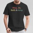 Little Women Alcott Book Meg Jo Beth Amy March Sisters T-Shirt Unique Gifts Little Women Alcott Book Meg Jo Beth Amy March Sisters T-Shirt Unique Gifts