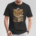 A Lively-Creative Gold Fantasy-Dragon On Story-Books T-Shirt Unique Gifts A Lively-Creative Gold Fantasy-Dragon On Story-Books T-Shirt Unique Gifts