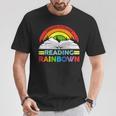 Take A Look It's In A Book Reading Retro Rainbow Vintage T-Shirt Unique Gifts Take A Look It's In A Book Reading Retro Rainbow Vintage T-Shirt Unique Gifts
