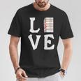 Love Books Stack Literature Reading Themed Pictograph T-Shirt Unique Gifts Love Books Stack Literature Reading Themed Pictograph T-Shirt Unique Gifts