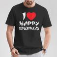 I Love Happy Endings Massage Book Reader Idea T-Shirt T-Shirt Unique Gifts